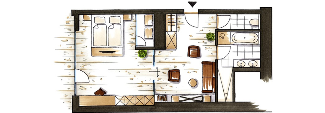 Floor Plan - Hotel Schöne Aussicht - Hochsölden