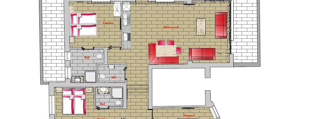 Alpen Juwel Top 7 ground plan - A CASA Appartements Juwel - Sölden