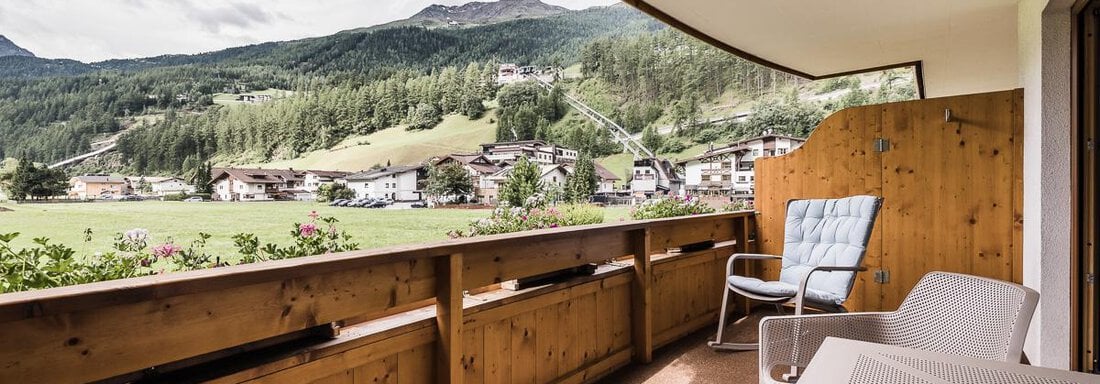 Ausblick Comfort Süd - Andre Arnold - Boutique Hotel - Sölden