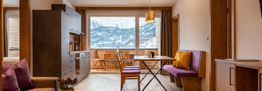 Küche/Wohnraum - Anraitl Appartements Sölden - Sölden