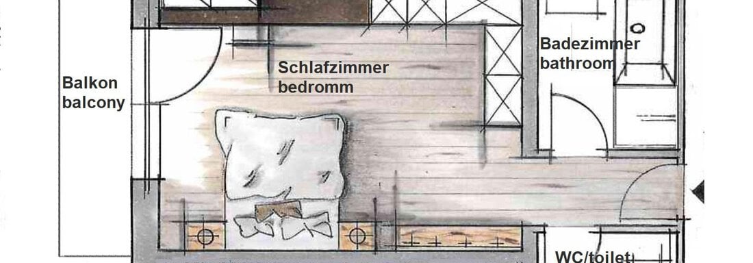 Doppelzimmer OG - Apart Alpenjuwel - Sölden