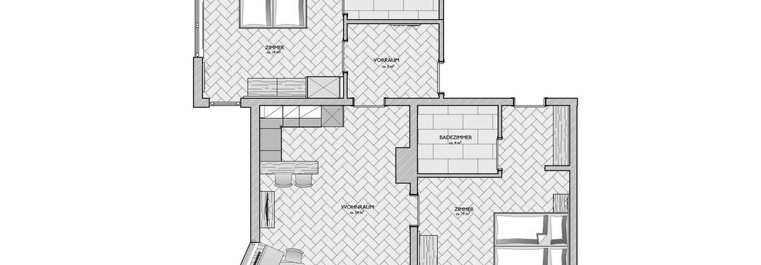 Skizze Apartment Gaislachkogel - Apart Sunnhäusl - Sölden