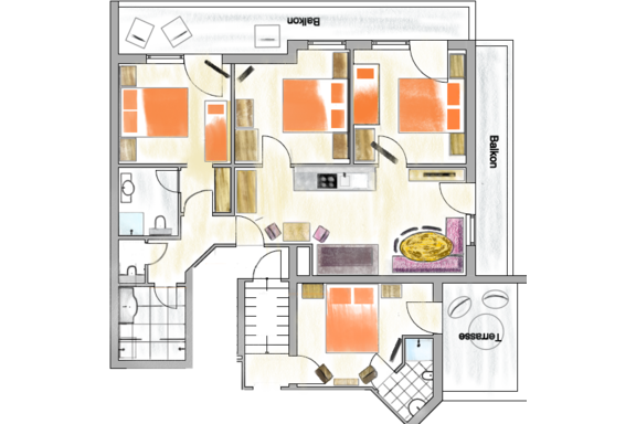 Appartement 5 - Appartement im Winkel - Sölden