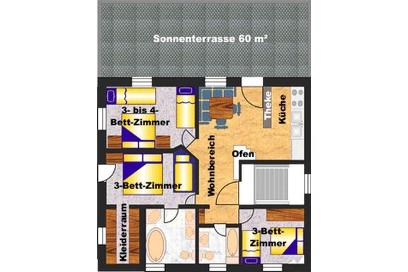 Skizze - Appartementhaus Arnold Hermann - Sölden