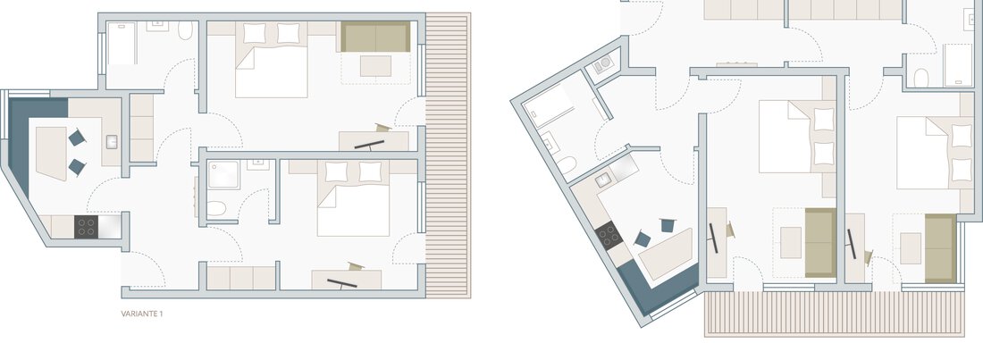 Raumplan - Appartementhaus Kathrin - Sölden