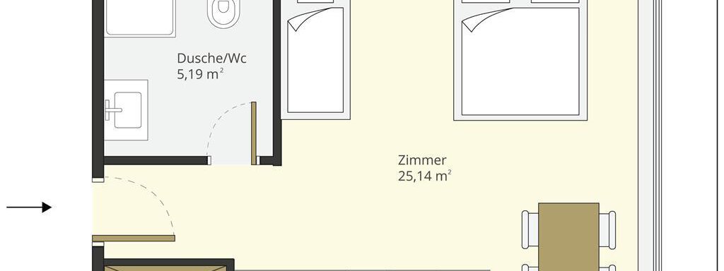 Beispielskizze App 23 - Appartementhaus Sieglinde - Sölden