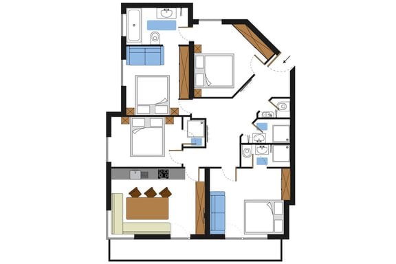 Grundriss - Appt. Gehörde - Sölden - Sölden