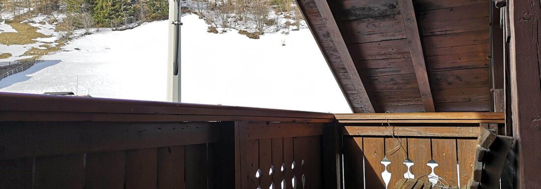 Aussicht vom Balkon - Bauernhof Grüner Martin - Sölden