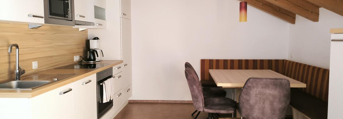 Küche Apartment vier-4 Küche Apartment vier-4 - Beim Brunnen Apartments - Sölden