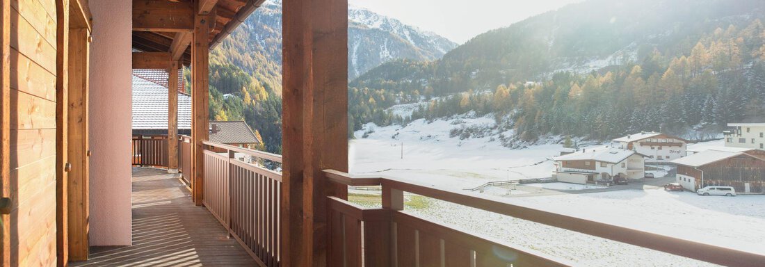 Balkon Appartement "Berge" - Ferienhaus Raphaela - Sölden