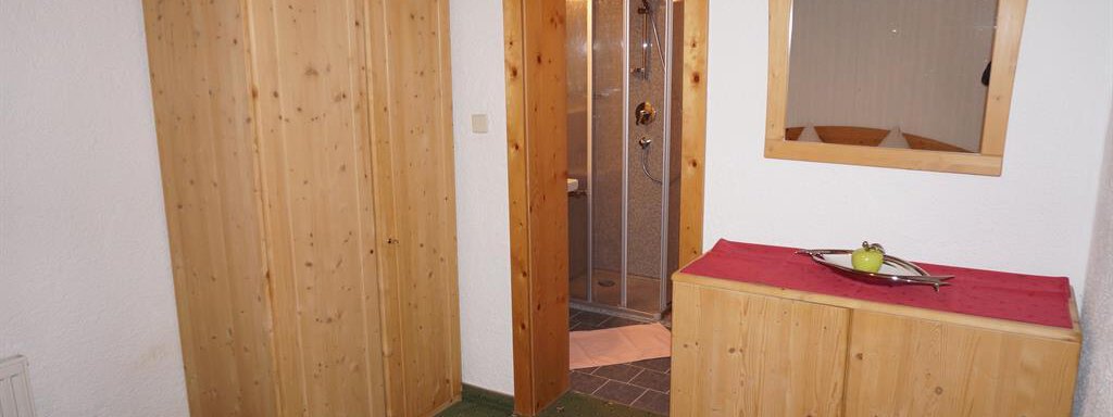 Schlafzimmer, Dusche - Haus Fernblick - Sölden