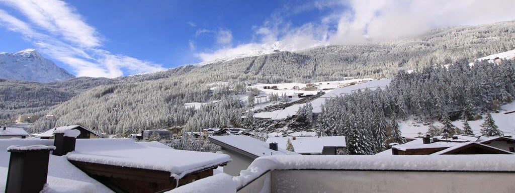 Terrasse_Winter - Haus Gondelblick - Sölden