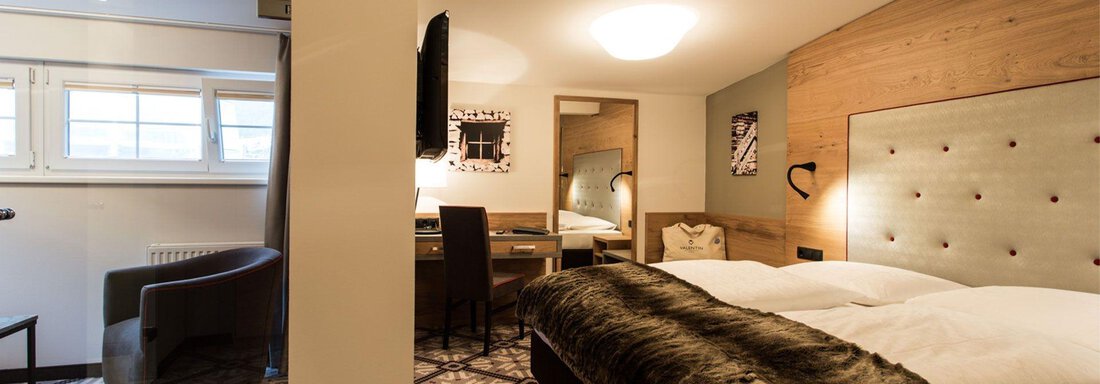 Doppelzimmer Finest - Doppelbett Doppelzimmer Finest - Doppelbett - Hotel Valentin - Sölden
