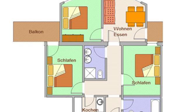 Plan - Hotelappart Peter - Sölden