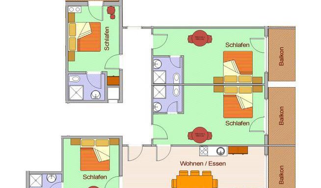 Plan - Hotelappart Peter - Sölden