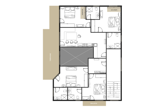 Skizze - Landhaus Sonnenwiese - Sölden