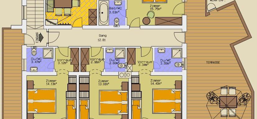 Plan Appartment3 - LunApart - Sölden