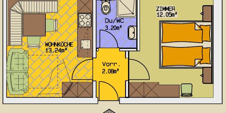 Plan Appartment2 - LunApart - Sölden