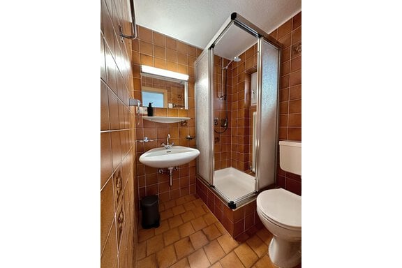 bathroom with shower and WC - Mountain Lodge Sölden - Sölden