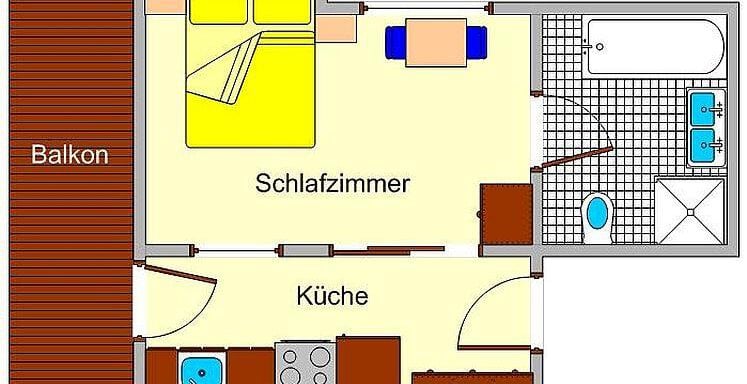 Skizze - Pension Bella Vista - Sölden