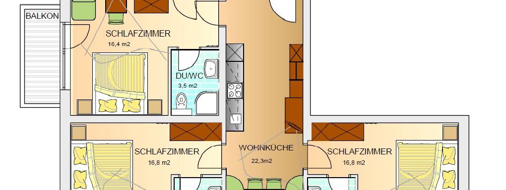 App6-8_Grundriss - Toni's Ferienheim - Sölden