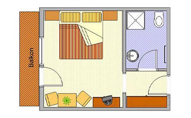 Skizze Doppelzimmer - Vizensn Living - Sölden