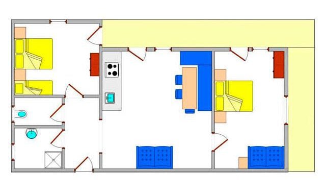 Grundriss - Haus Felsblick - Zwieselstein